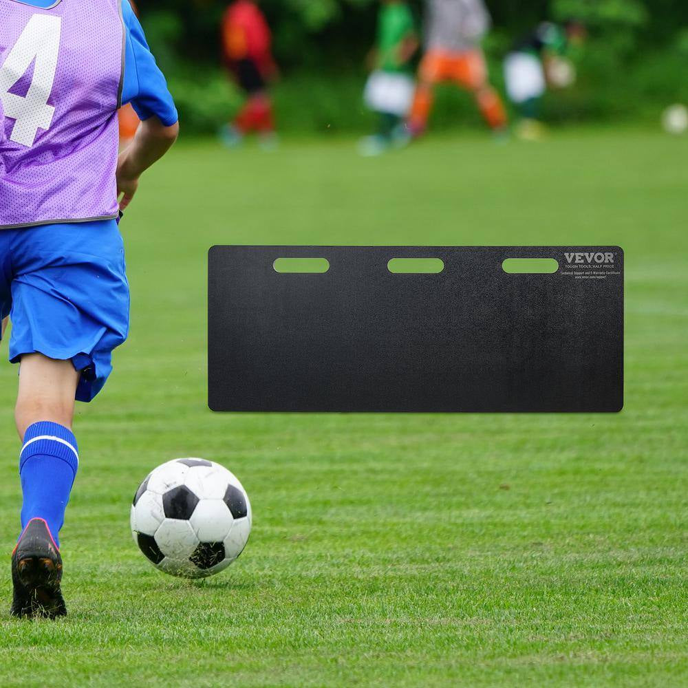 Soccer Rebounder Board 40 In. X 16 In. Portable Soccer Wall with 2 Angles Rebound Foldable HDPE Kickback Rebound Board
