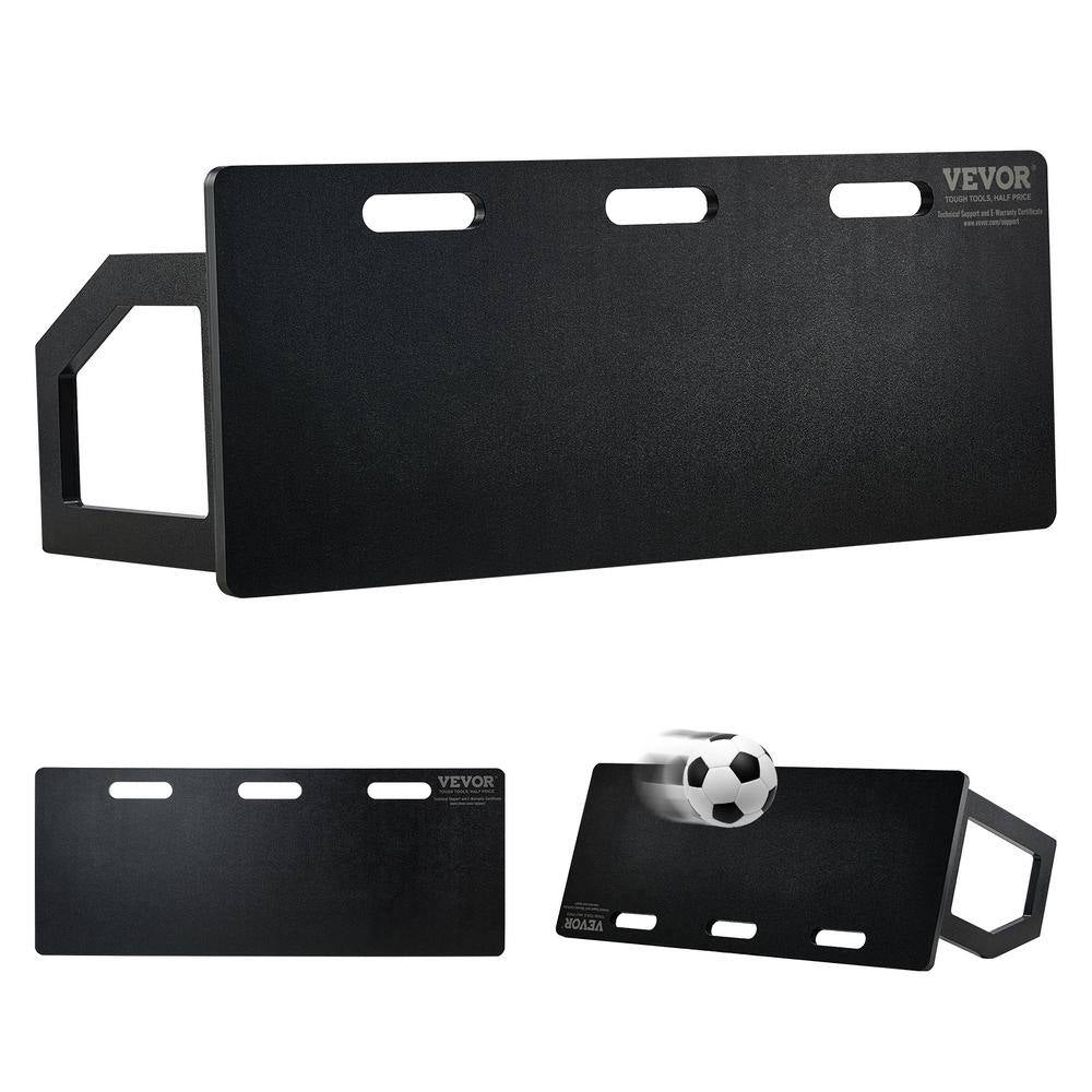Soccer Rebounder Board 40 In. X 16 In. Portable Soccer Wall with 2 Angles Rebound Foldable HDPE Kickback Rebound Board